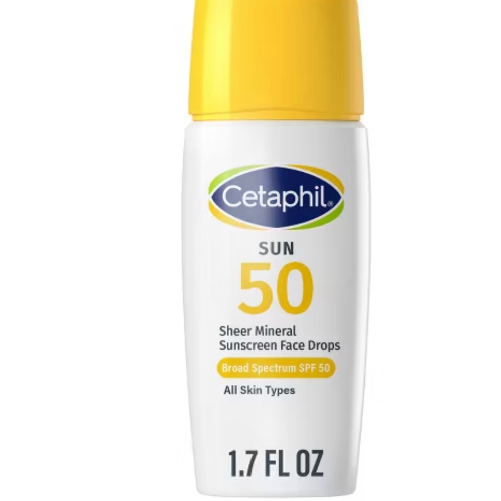 Cetaphil Sun 50 Sheer Mineral Sunscreen Face Drops
